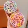 Meninas Vão à Escola com Elásticos de Cabelo, Elásticos Infantis 2025 Elásticos de Cabelo para Bebês, Alta Elasticidade para Meninas, Sem Danos ao Cabelo, Tiaras Coloridas
