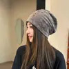 Gorro Delgado, Gorro de Postparto de Moda Estilo Ins para Mujer, Gorro Versátil sin Visera, Hace que la Cara se Vea Más Pequeña, Gorro para Cubrir la Cabeza, Gorro Popular Estilo Ins