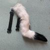 Máscara de Zorro de Peluche Cola de Animal Guantes Set de Tres Piezas Cos Fiesta de Baile Accesorios Halloween Máscara de Media Cara