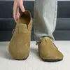 Tamancos Birkenstock para Homens, Novo Modelo Primavera 2026, Sapatos Leves Slip-On para Trabalho e Deslocamento, Sapatos Fechados Atrás para Homens