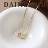 Collar Exquisito de Perlas de Agua Dulce con Cuentas Coloridas de Moda de Verano, Estilo de Nicho de Lujo Ligero, Cadena Versátil para Clavícula para Apilar para Mujeres