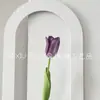 Tulipanes Artificiales para Decoración de Mesa de Comedor en Casa, Flores Falsas para Decoración de Bodas, Accesorios Fotográficos de Estilo Fresco, Exhibición en Centro Comercial