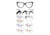 Montura de mariposa TR90 para gafas transfronterizas de comercio exterior, aptas para Europa, América y el Sudeste Asiático, montura informal regia, duradera y hermosa, 8251