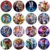 Crachás Zootopia, produtos de anime, Raposa Vermelha, Coelho Cauda de Algodão, crachás de série animada, crachás 2D