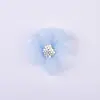 En stock tela seersucker flor DIY hecho a mano coreano 5cm tocado corsage accesorios decorativos para ropa accesorios de flor de gasa