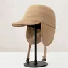 Chapéu de Inverno Novo Estilo Transfronteiriço com Cordão Lei Feng à Prova de Frio, Chapéu Quente para Proteção Auricular, Chapéu de Proteção Auricular à Prova de Frio com Pelúcia Adicional, Chapéu de Aviador para Mulheres