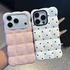 Funda de lunares con textura de nube adecuada para el teléfono Apple 18 Pro Max funda para iPhone 17 Pro simple 16 coreana 15 Pro dura