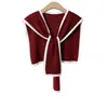 Chal Tejido con Borde Estilo Chanel para Mujer, Versátil para Primavera y Otoño, Cubrehombros Decorativo, Adecuado para Habitaciones con Aire Acondicionado en Verano, Prenda de Abrigo, Cuello Falso 17