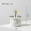 Adornos de Planta en Maceta de Vidrio Zibo, Ramo Artificial de Tulipanes, Decoración de Escritorio, Decoración de Entrada, Regalo Transfronterizo para el Día de la Madre