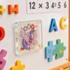 Ímãs de Geladeira de Acrílico Personalizados Adesivos Magnéticos Macios Commemorativos Periféricos Suporte de Celebridade Desenho Animado Fofo Cola