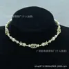 Corrente de Suéter de Pérolas com Letras C Duplas Estilo Chanel de Luxo para Mulheres, Corrente de Pescoço de Luxo Europeia e Americana, Venda Direta do Fabricante