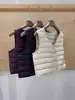 Chaleco Ligero de Plumas con Cuello en V Estilo Corto para Mujer, Nuevo Producto Otoño e Invierno 2026, Chaleco Cálido para Usar como Capa Interior debajo de Abrigos, No Pierde Plumas