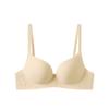 Ropa Interior Push-Up para Pecho Pequeño Sin Costuras Brillante de Comercio Exterior para Mujer Soporte Suave Palma Copa Media Gruesa Sujetador Sujetador