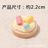 Nuevo color macarrón comida y juego diy hecho a mano accesorios para el cabello cuerda para la cabeza zapatos con agujeros pegatinas para refrigerador llavero accesorios de joyería