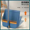 Set de Escoba y Recogedor Magnético Plegable Ultra-Ahorrador de Esfuerzo para Uso Doméstico, Escoba Ampliada y Reforzada, Recogedor y Kit de Limpieza