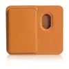 Soporte Magnético para Tarjetas Apple Magsafe Transfronterizo, Soporte para Tarjetas Adhesivo Trasero de Cuero para Teléfono, Soporte para Tarjetas Magnético Fuerte Anti-Desmagnetización Venta al por Mayor