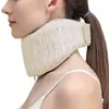 Soporte Transpirable Collarín Fijación Engrosado Protección Anti-Caída de Cabeza Cuello Vértebras Cervicales Esponja Ajustable Collarín Cómodo