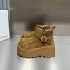 Botas de Cano Alto Birkenstock de Camurça Novas Outono 2026 Femininas Solado Grosso Tira com Fivela Versátil Botas Versáteis Casuais de Moda