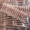 Piezas de Uñas Prefabricadas Plegables y Sin Marca con Color de Uña Resistente para el Toque de la Princesa Hua Cara Ovalada Rosa Color Músculo Arte de Uñas Mano para Tamaño Especial