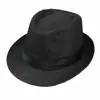 Nuevo Estilo Sombrero de Jazz Panama Sombrero de Caballero Británico Sombrero de Sol de Verano Sombrero de Paja de Papel Fabricante Mayorista