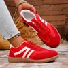 Dropshipping na Aliexpress e Amazon: Novos Sapatos Casuais Femininos, Série Fashion Color-Blocking Feminina