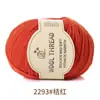 Fio de lã tecido à mão 4 fios de fio de lã multicolorido chapéu adulto cachecol fio vara casaco de crochê lote de fio grosso médio