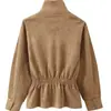 Atacado de fabricante de roupas femininas transfronteiriço 2026 AliExpress mais vendido jaqueta plissada da moda casual tendência estilo francês