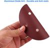 Discos de lijado para amoladora angular, papel de lija autoadhesivo de 5 pulgadas y 8 agujeros, redondos y flocados, para pulir