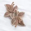 Nuevos Parches de Tela con Forma de Orquídea de Cristal y Pedrería para Zapatos, Sombreros, Accesorios de Ropa para Mujer de Gama Alta, Venta al por Mayor