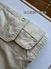 Falda Estilo Ropa de Trabajo Retro~Falda de Cintura Alta 100% Algodón que Hace que las Piernas se Vean Más Largas, con Múltiples Bolsillos y un Diseño Único, Falda Corta de Corte A para Mujer en Verano