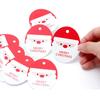 Corea del Sur creativo lindo Navidad pequeña etiqueta etiqueta regalo embalaje caja accesorios bendición pequeña tarjeta de papel 10 K022