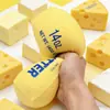 Brinquedo Squishy Super Macio de TPR em Formato de Manteiga, Fofo e Criativo, Brinquedo Realista de Manteiga para Alívio do Estresse, Mais Vendido na Amazon