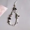 Nueva Cámara CCD Cadena Colgante de Lazo Plateado Cadena para Teléfono Móvil Llavero Cadena para Bolso de Chica Fresca de Verano