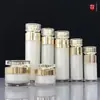 Frascos Dispensadores Cosméticos, Frascos a Vácuo, Frascos com Bomba para Creme e Loção, Frascos Spray para Essência, Frascos de Perfume, Frascos Vazios