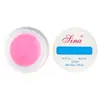 Venta al por mayor de pegamento transparente para extensiones de uñas, pegamento para modelos, pegamento base, pegamento de fototerapia tricolor blanco y rosa.