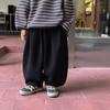 Calça de Moletom com Forro de Lã para Meninos 2026 Outono e Inverno Nova Moda Estilo Coreano Grossa Casual para Crianças