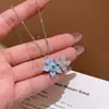 2026 Novo Colar de Zircônia Gota de Óleo, Design Único, Corrente de Clavícula de Alta Qualidade, Colar Versátil da Moda para Mulheres, Atacado