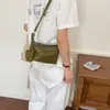 Bolsa de mão tecida única para mulheres, novo modelo de verão 2026, bolsa de mão casual simples, bolsa transversal, bolsa de ombro de alto valor estético