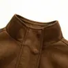 Comercio electrónico transfronterizo, Ropa de mujer estilo europeo y americano, El artículo más vendido de ZA en AliExpress: una chaqueta casual retro de gamuza de alta gama