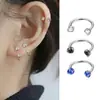 Anillo Súper Brillante de Herradura Perforación Labial F136 Aleación de Titanio Transfronterizo Zirconia Incrustada Perforación Hélice Oído Venta al por Mayor Joyería para Piercings en Stock