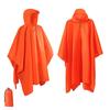 Poncho Impermeável Adulto para Uso Externo para Caminhada, Montanhismo, Pesca, Acampamento, Lona 3 em 1, Lona de Chão, Poncho de Chuva, Proteção contra Chuva Forte