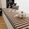 Cojín de Chenilla Espiga Moderno para Asiento de Ventana de Adulto para Dormitorio Balcón Tatami, Cojín de Asiento de Ventana Cálido de Invierno