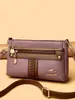 Comercio Exterior Transfronterizo Bolsos de Mujer al por Mayor 2025 Nuevo Bolso Cuadrado Pequeño Simple y de Moda Bolso de Hombro Único Cruzado Versátil de Color Contrastante