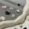 Série Liga Hello Kitty Gotejamento de Óleo Acessórios DIY Feitos à Mão Patch para Capa de Celular Acessórios para Cabelo Gato KT de Liga Presilha de Cabelo