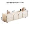 Armário de TV Estilo Creme Mesa de Centro Francês Simples Estilo Europeu Sala de Estar Apartamento Pequeno Branco Simples Moderno Armário de TV