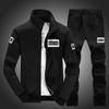 Traje Casual para Hombre 2017 Ropa Deportiva de Primavera y Otoño para Hombre Nuevo Conjunto de Dos Piezas de Suéter Deportivo y Pantalón