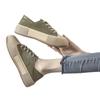 Zapatos Versátiles de Suela Gruesa de Piel de Vaca Flats de Primavera y Verano Zapatos de Mujer Suelas Blandas No Cansan los Pies Flats Biscuit Dos Usos Tenis Casuales para Mujer