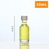 Botella de vino blanca pequeña de cristal transparente de 500 ml, 20 ml, 30 ml, 50 ml y 100 ml, con envío gratuito.