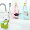 Cesto de Drenagem para Pia de Cozinha, Bolsa Suspensa, Suporte de Armazenamento para Esponja na Torneira para Lavar Vegetais e Louças, Cesto Suspense de Armazenamento sem Furo