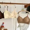 Sujetador de belleza para mujer con tiras de gel de base líquida, soporte suave para la espalda, ropa interior sin costuras, diseño de doble uso, sujetador cómodo y sexy